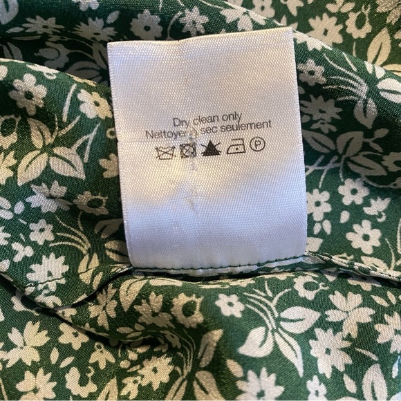 EUC VERONICA BEARD GIZELA BLOUSE & KAIA SKIRT SET IN FOREST GREEN - SIZE 8 - Picture 6 of 16